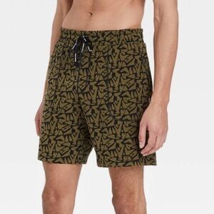 Pair of Thieves Olive Green Men's Off Duty Super Soft Lounge Shorts